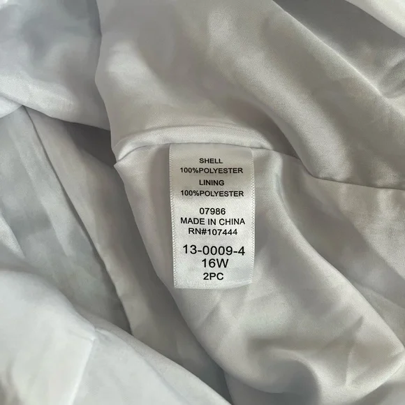 Jessica London Floral Sleeveless Dress - White and Blue Women’s Size 16W - Picture 6 of 16